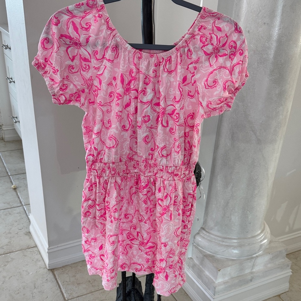 Lilly Pulitzer Pink and Gold Patterned Top